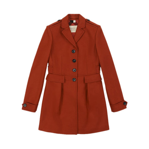 BURBERRY/博柏利 女士红色棉质风衣大衣 3965068