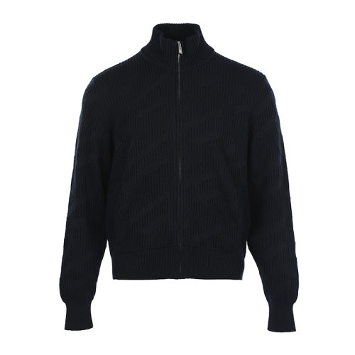 VERSACE/范思哲 纯色简约立领开胸男士针织衫/毛衣10022911A01655