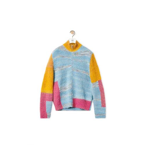  LOEWE罗意威 22年秋冬 男士 针织衫 Zipped cardigan in wool H526Y16K26-9990