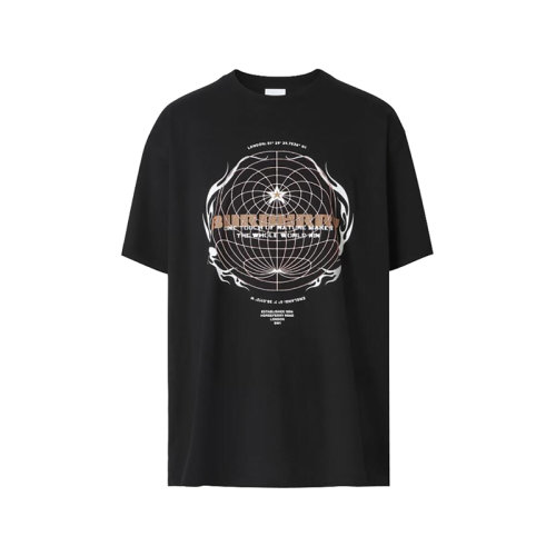 BURBERRY/博柏利【22春夏新款】男款棉质宽松版圆领短袖T恤 80482891