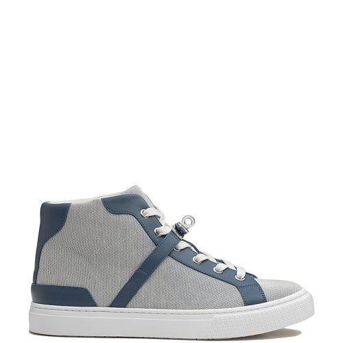 HERMES/爱马仕 22年秋冬新款 Daydream系列 女士天蓝色/蓝色小牛皮Kelly搭扣高帮运动鞋H221191ZH1370