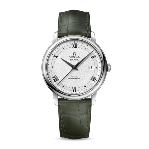 OMEGA/欧米茄 碟飞系列 典雅 同轴腕表 精钢表壳 皮表带 自动机械 男士腕表 424.13.40.20.02.006