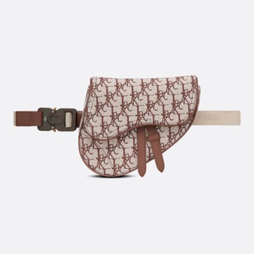  DIOR迪奥 22年秋冬 男士 单肩包 CACTUS JACK DIOR 迷你马鞍包 1ADPO022JOD_H24E