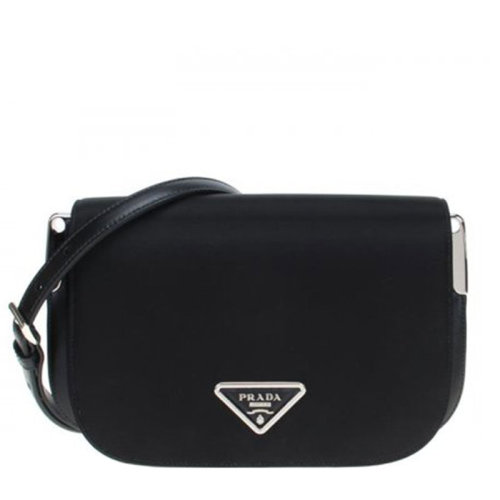 PRADA/普拉达 女士 女包 黑色时尚斜挎包单肩包 $1BD258-2DLN-F0002 HJH613FG