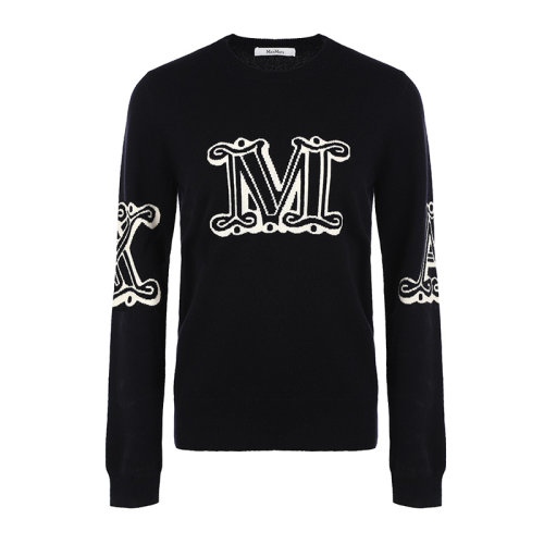 MaxMara/麦丝玛拉21新品字母提花羊绒套头女士针织衫/毛衣13660119600KUBAN0