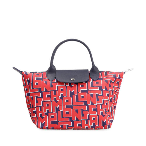 LONGCHAMP/珑骧 托特包大容量 字母满印 斜跨手提单肩包 女款 L1512 412