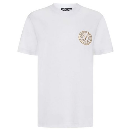  VERSACE/范思哲 女士白色棉质短袖T恤 72GAHT04CJ00TG03 PLFSX