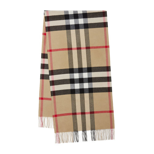 BURBERRY/博柏利 格纹羊绒大号围巾80453351
