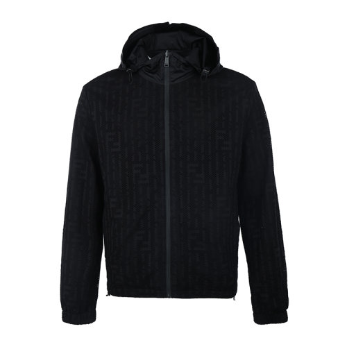 FENDI/芬迪21新品双面穿连帽男士夹克外套FAA830AGJU