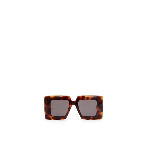  LOEWE罗意威 22年秋冬 女士 太阳眼镜 Oversized square sunglasses in acetate G736270X10-36