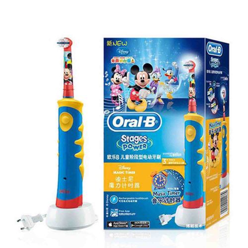 Braun/博朗 欧乐B D10儿童阶段性充电式电动牙刷 米奇款 iBrush kid