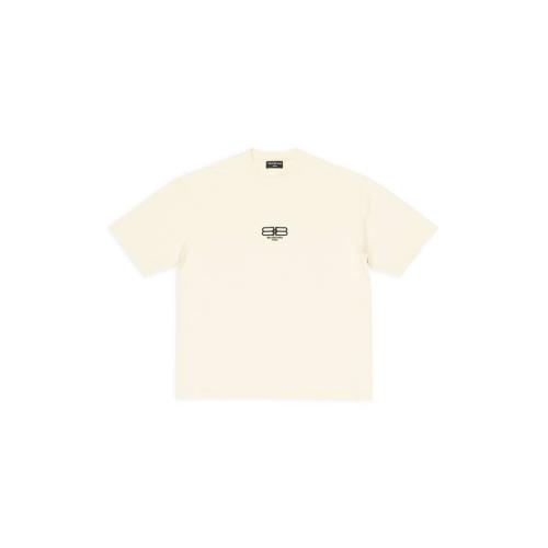  BALENCIAGA巴黎世家 22年秋冬 男士 短袖T恤 bb paris icon t-shirt medium fit 612966TMVG790