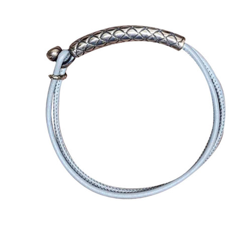 Bottega Veneta/葆蝶家 925银 高端系列手环 af