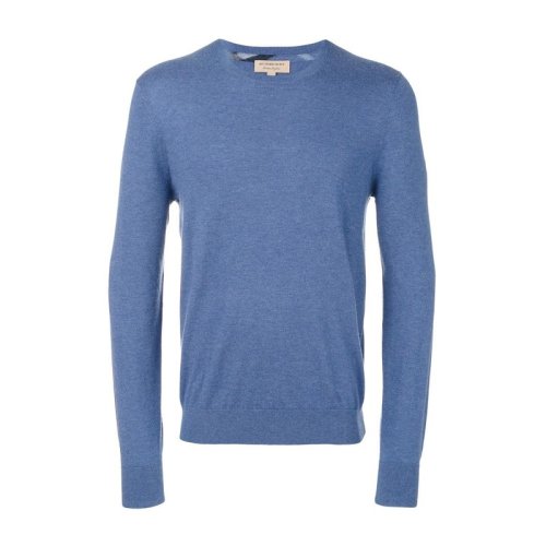 BURBERRY/博柏利 男士蓝色羊绒针织衫/毛衣 4022825 PLFSX