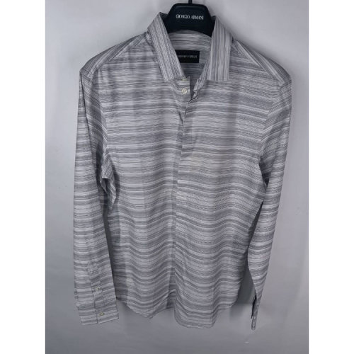 Emporio Armani/安普里奥阿玛尼白色条纹男士长袖衬衫R1CF2TR159C010