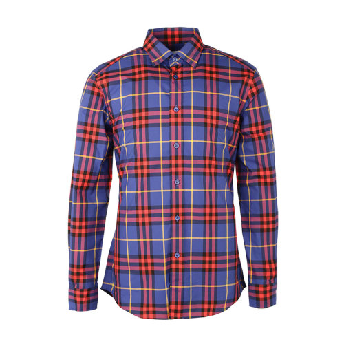 BURBERRY/博柏利巴宝莉衬衫格纹衬衫男士长袖衬衫8020863经典格纹