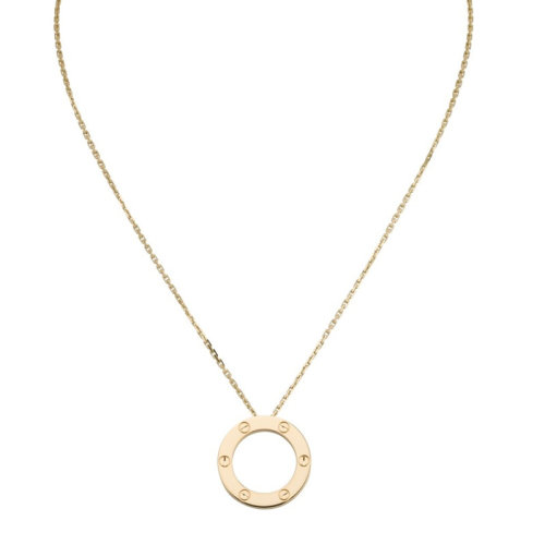 CARTIER/卡地亚 经典LOVE18K金黄金项链 B7014200