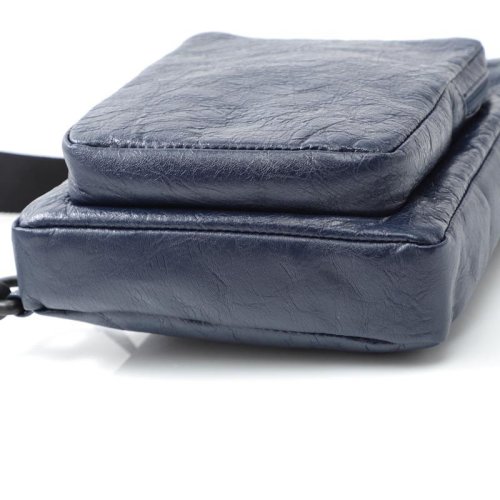  Balenciaga/巴黎世家 男士海军蓝羊皮革斜挎包 593651 DB5J5 4611 PLSX