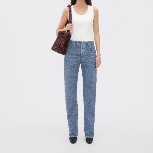  BV葆蝶家 22年秋冬 女士 背心 debardeur en coton sec cotele stretch 715043V2I509071