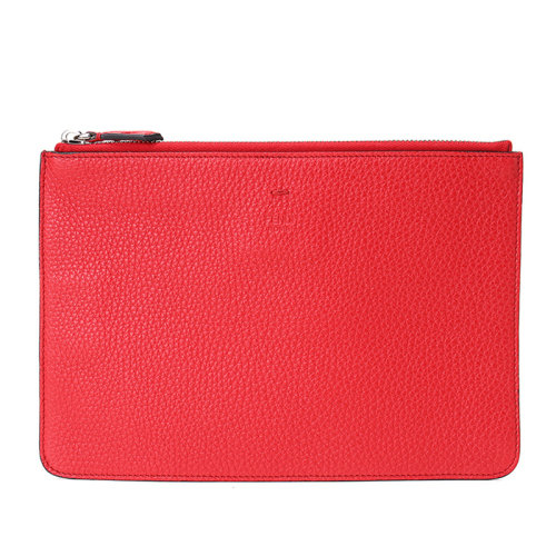 FENDI/芬迪  红色皮质手拿包 清仓特卖