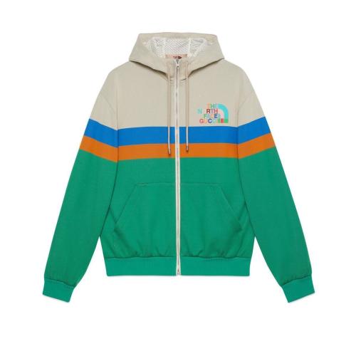  GUCCI古驰 22年秋冬 男士 The North Face x Gucci联名系列兜帽夹克 675542 XJDWR 9172