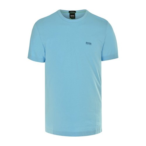 HUGO BOSS/雨果波士 男装 服饰 棉质LOGO标识简约圆领半袖 男士短袖T恤