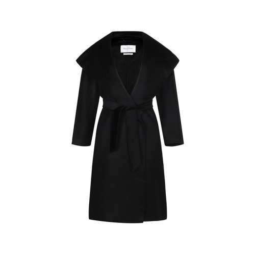 MaxMara/麦丝玛拉 女士大衣 女士山羊绒长款连帽大衣外套 10160419 NAVARRA