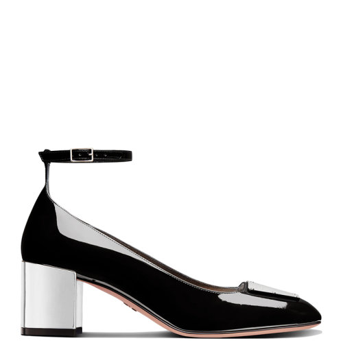 DIOR/迪奥 22年早春新款 LA PARISIENNE系列 女士黑色漆皮小牛皮高跟鞋KCP939PMI_S19X