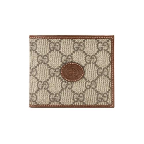  GUCCI古驰 22年秋冬 男士 互扣式双G钱包 671652 92TCG 8563