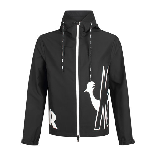 秋冬Moncler/蒙克莱 男士黑色聚酯纤维夹克 1A71500-549ML-999