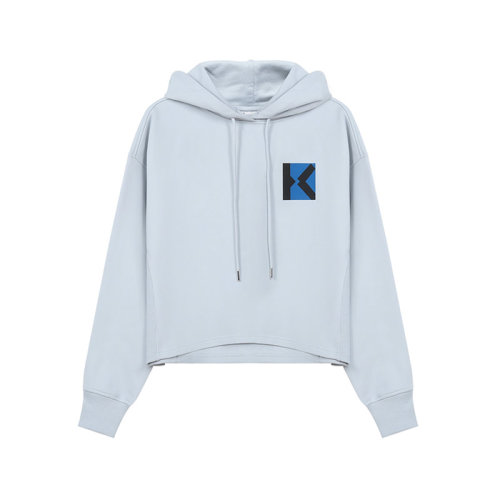 KENZO/高田贤三  女卫衣 女士KENZO SPORT系列棉质Blocked K连帽卫衣运动衫 2SW626 4MS