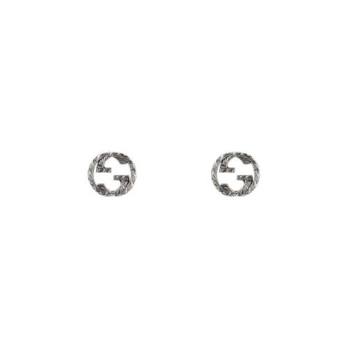 GUCCI古驰 22年秋冬 女士 互扣式 G _银耳环 457109 J8400 0811