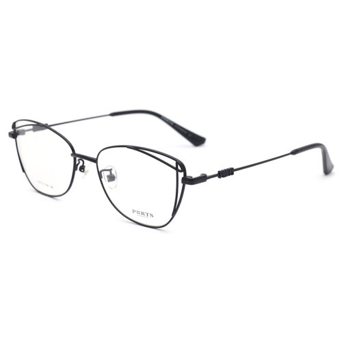 PORTS宝姿 时尚近视眼镜架 女 板材 合金 商务 经典 大框 白领 通勤 小脸镜框文艺复古潮POF21106