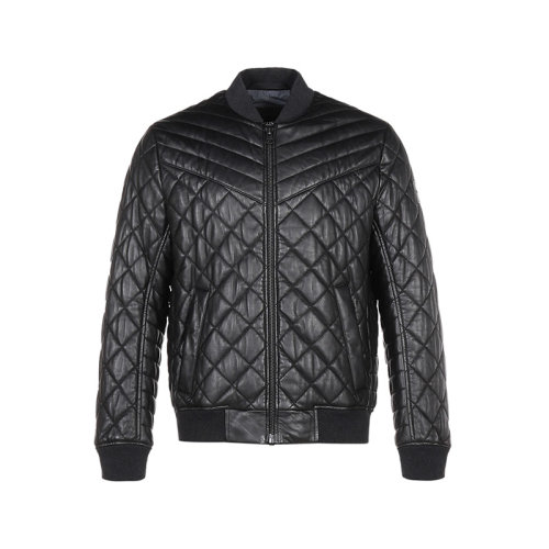 HUGO BOSS/雨果博斯 2021款 男士皮衣 男士羊革修身版棉服夹克外套皮衣 50442065
