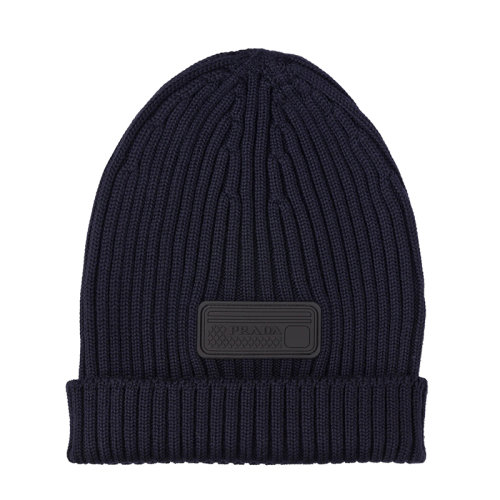 PRADA/普拉达 男士蓝色羊毛针织帽UMD429_U97_F0008_S_192