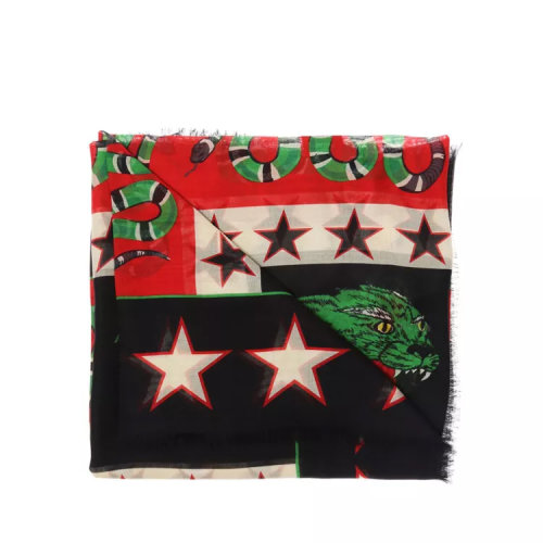 GUCCI/古驰 古琦 男女同款 混色印花时尚围巾/披肩围巾 547465 4G865 1074