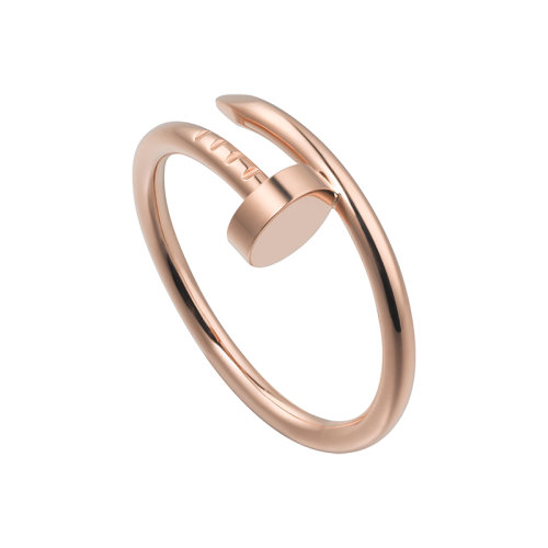 CARTIER/卡地亚 经典Juste un Clou系列 18K金玫瑰金小号钉子戒指  B4225800