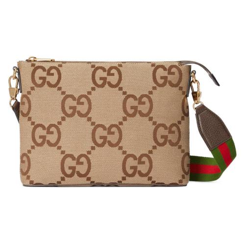  GUCCI古驰 22年秋冬 男士 饰超级双G图案邮差包 699130 UKMDG 2570