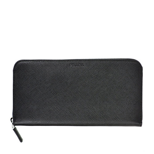 PRADA/普拉达 黑色皮革钱包男士 2ML317-053-F0002