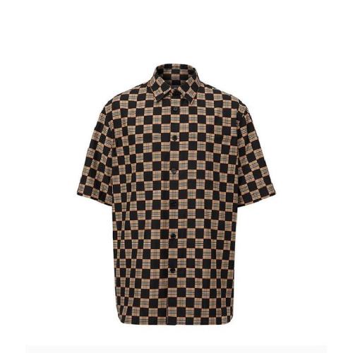  BURBERRY/博柏利 男士多色棉质短袖衬衫 80295951 PLFSX
