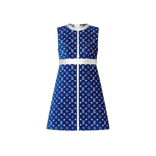  LV路易威登 22年秋冬 女士 连衣裙 MONOGRAM 连衣裙 1AA9ZF 1AA9ZG 1AA9ZE 1AA9ZJ 1AA9ZI 1AA9