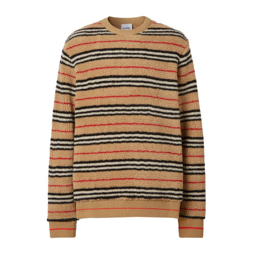 BURBERRY/博柏利 条纹圆领套头男士针织衫/毛衣 80222261
