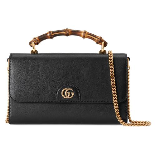  GUCCI古驰 22年秋冬 女士 Gucci Diana竹节小号肩背包 675794 17Q0T 1000