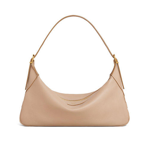 CELINE/赛琳 22新款ROMY系列 女士中号猎装色牛皮革单肩手提包197443DPJ.03SA