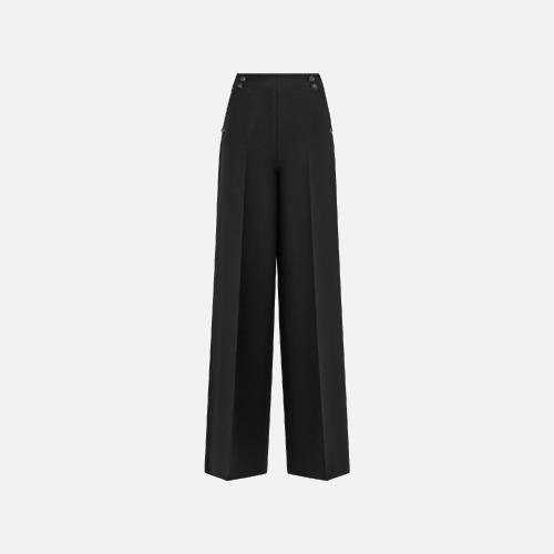  DIOR迪奥 22年春夏 女士 休闲裤 Pantalon a pont 241P28A1166_X9000