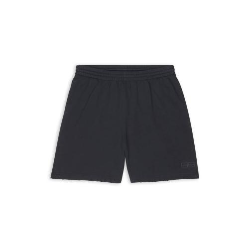  BALENCIAGA巴黎世家 22年秋冬 女士 短裤 bb paris icon sweat shorts 676137TMVG60903
