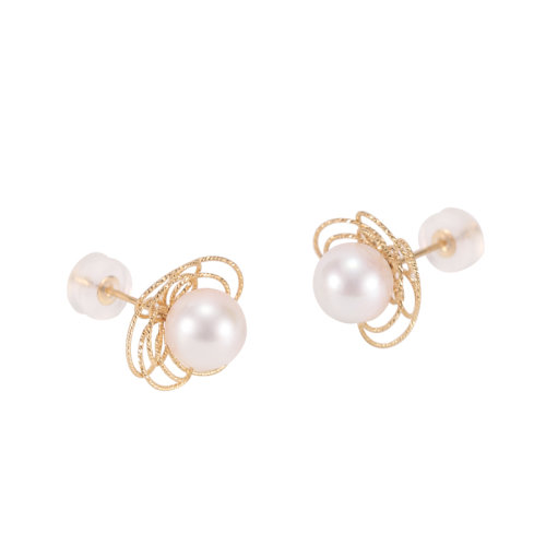 GeleiStory/GeleiStory向往系列18K包金樱花首饰套装淡水珍珠项链礼物创意礼品伴手礼女友