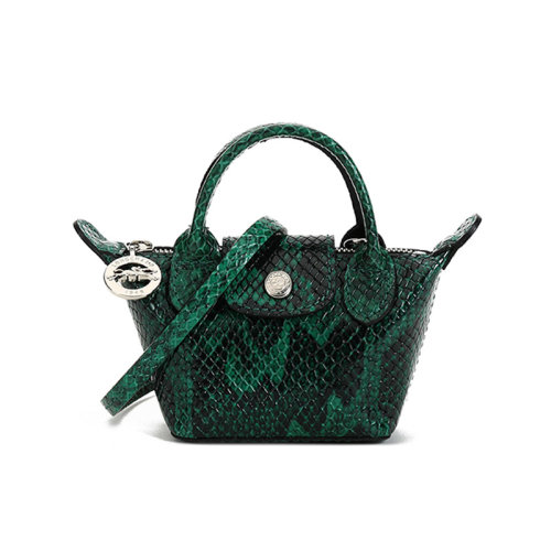 Longchamp/珑骧  女士LE PLIAGE CUIR系列迷你款牛皮手提单肩斜挎包零钱包 10099 HRZ