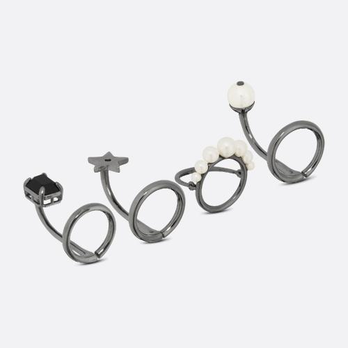  DIOR迪奥 22年秋冬 女士 戒指 CD Legacy 关节戒指套装 R1264LEGCY_D805