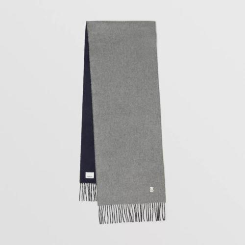  BURBERRY 22年秋冬 女士 双面两用专属标识羊绒围巾 80653301